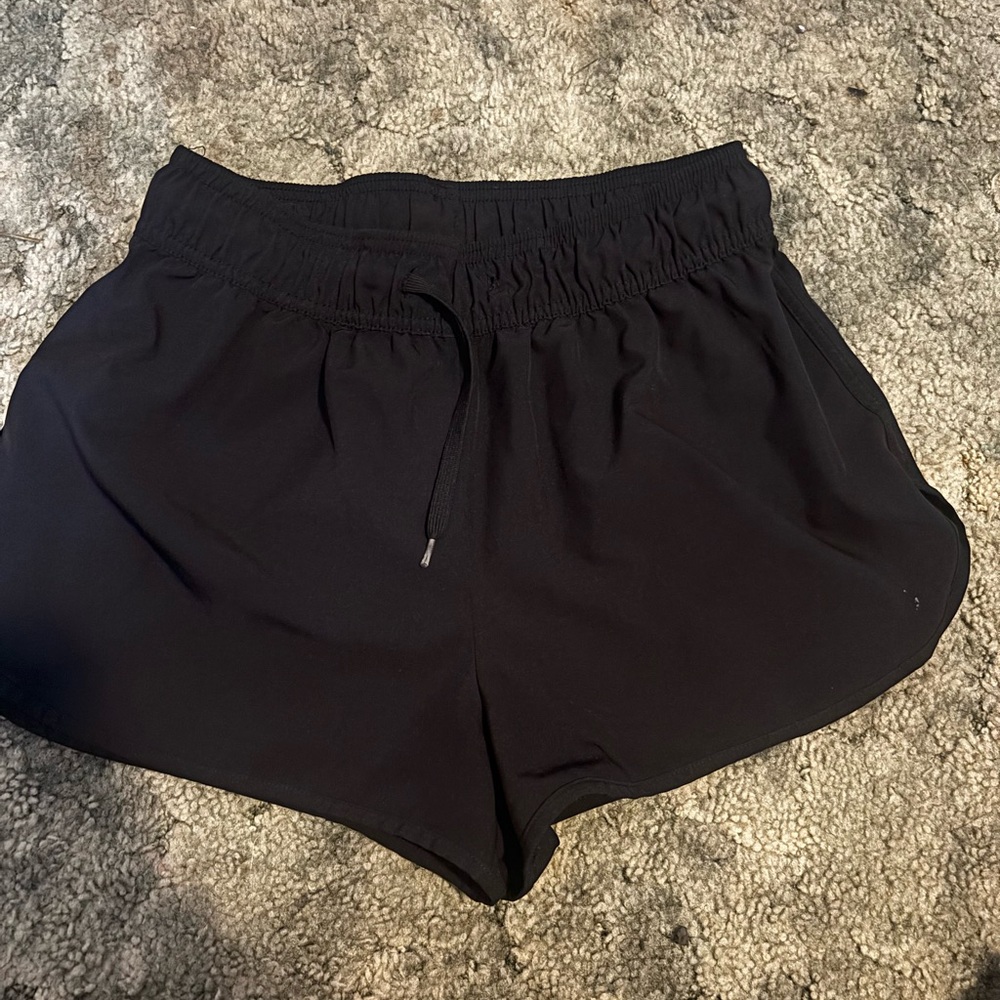 Sleek Black Women's Athletic Shorts